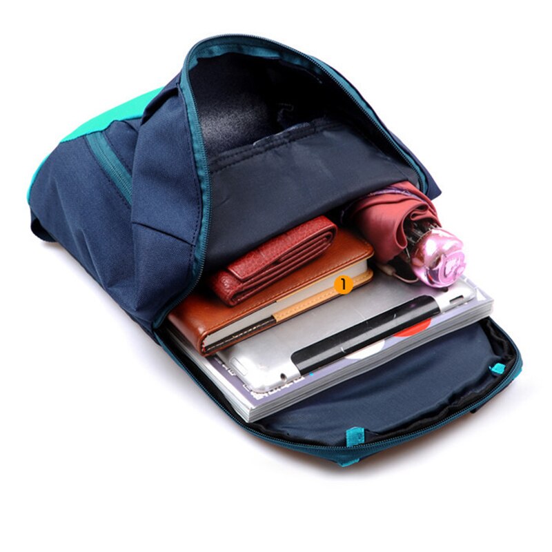 Men Women Outdoor Sport Travel Backpack Waterproof Light Day Pack Multi-Color Double Shoulder Bags Mochila