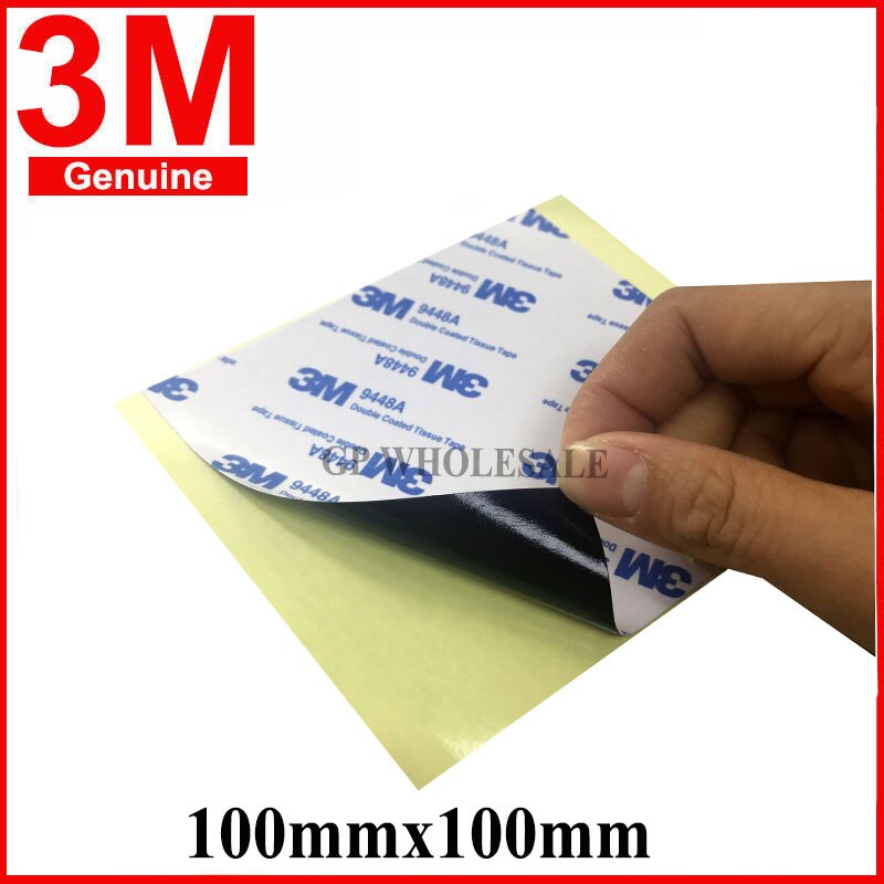10cm (100mmx100mm) widely use 3M Strong Bond Double Adhesive Tape Sticker for phone Screen, Display LCD Repair 9448