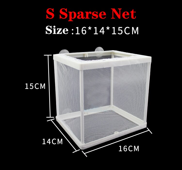 Meidiya Fish Breeding Box,Acrylic Fish Isolation Box With Suction Cups Aquarium Acclimation Hatchery Incubator Baby Fishes Shrimp Clownfish Guppy Supplies