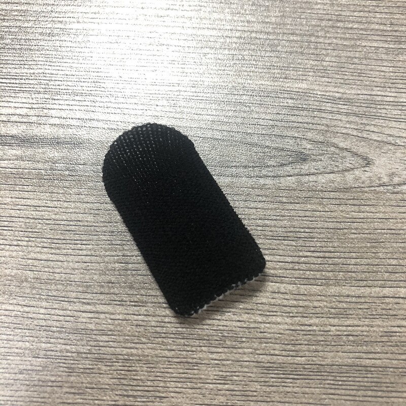 Sweatproof dito culla Ultra-sottile fibra d'argento Mangiare pollo punta delle dita finger sleeve Anti-scivolo piedi artefatto fatto A Mano