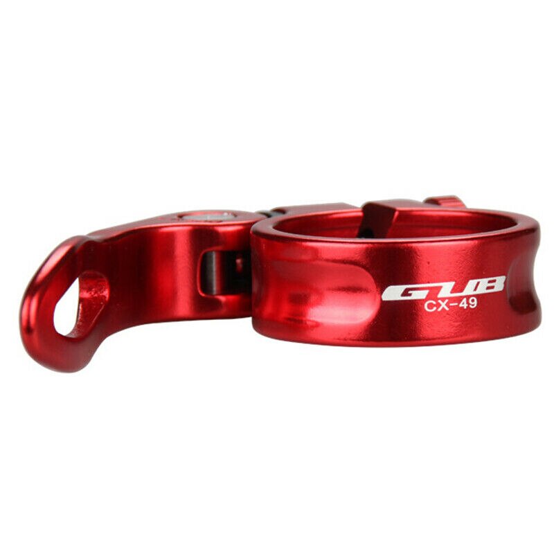 GUB 31.8MM Seatpost-Clamp Aluminum Ultralight Quick Release MTB Mountain Bicycle Seatpost Clamp 34.9mm Fiber Seatpost Clamp
