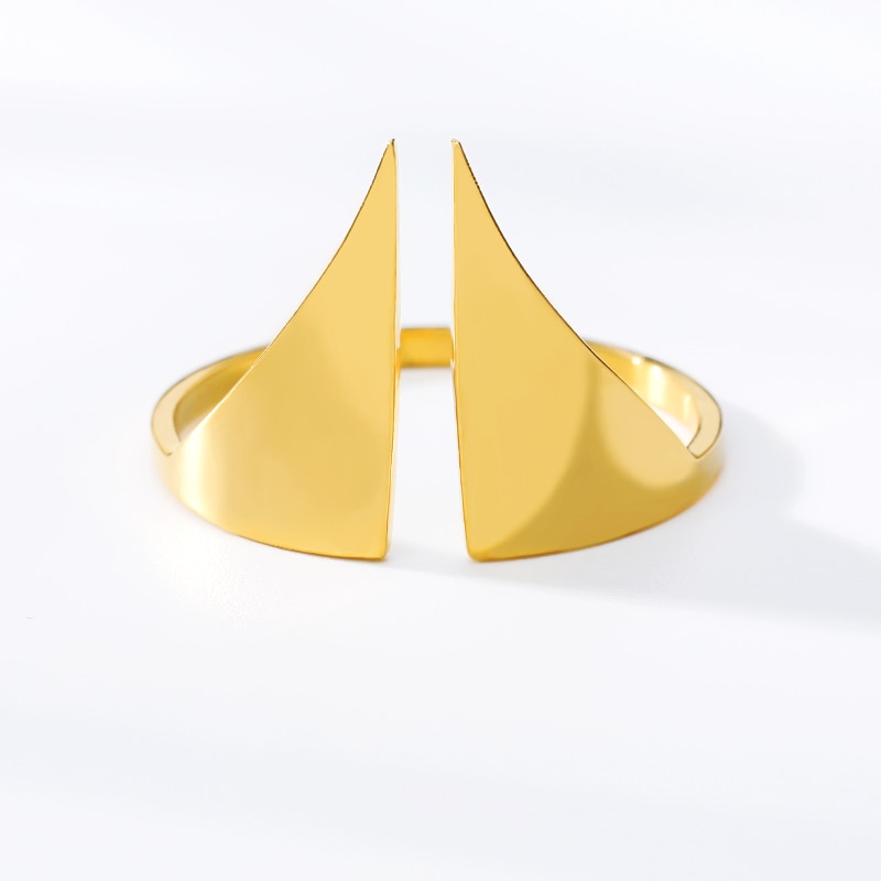 Minimalistische Gouden Ring Mode Twist Anillos Gouden Glamour Wedding band Vrouw en Man Rose Goud Ring Christmas Jewel
