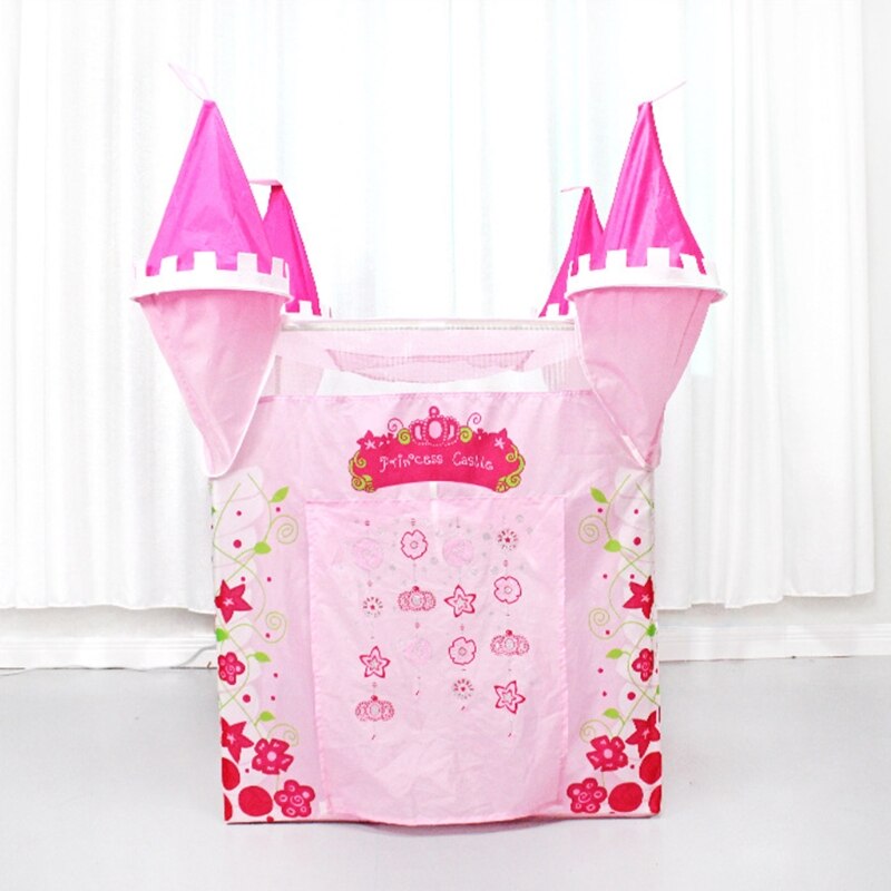 130Cm/51Inch Kinderen Spelen Tent Prinses Kasteel Speelhuis Indoor Tent Zomer Tuin Achtertuin Gazon Zon tent Voor Meisjes
