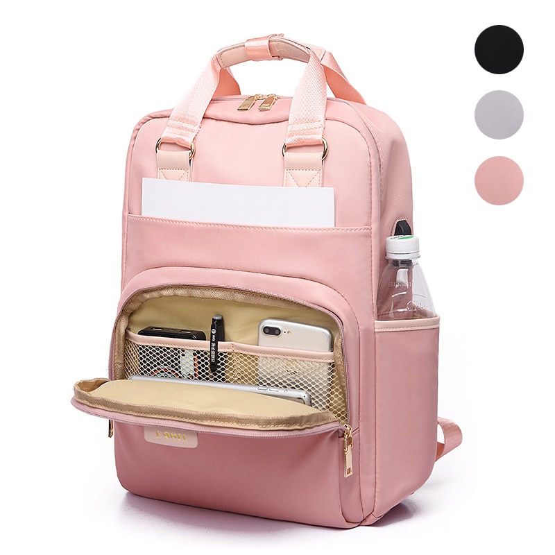 Laptop Backpack Women Waterproof Backpack For Macbook 13 13.3 14 15 15.4 15.6 inch Back Pack Men Slim Laptop bag