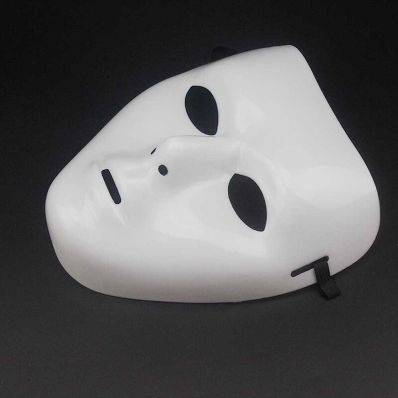 FAI DA TE Maschera Bianca Maschera di Polpa in Bianco Dipinto A Mano Maschera Maschera di Disegno di Personalità Creativa di Trasporto K2D9