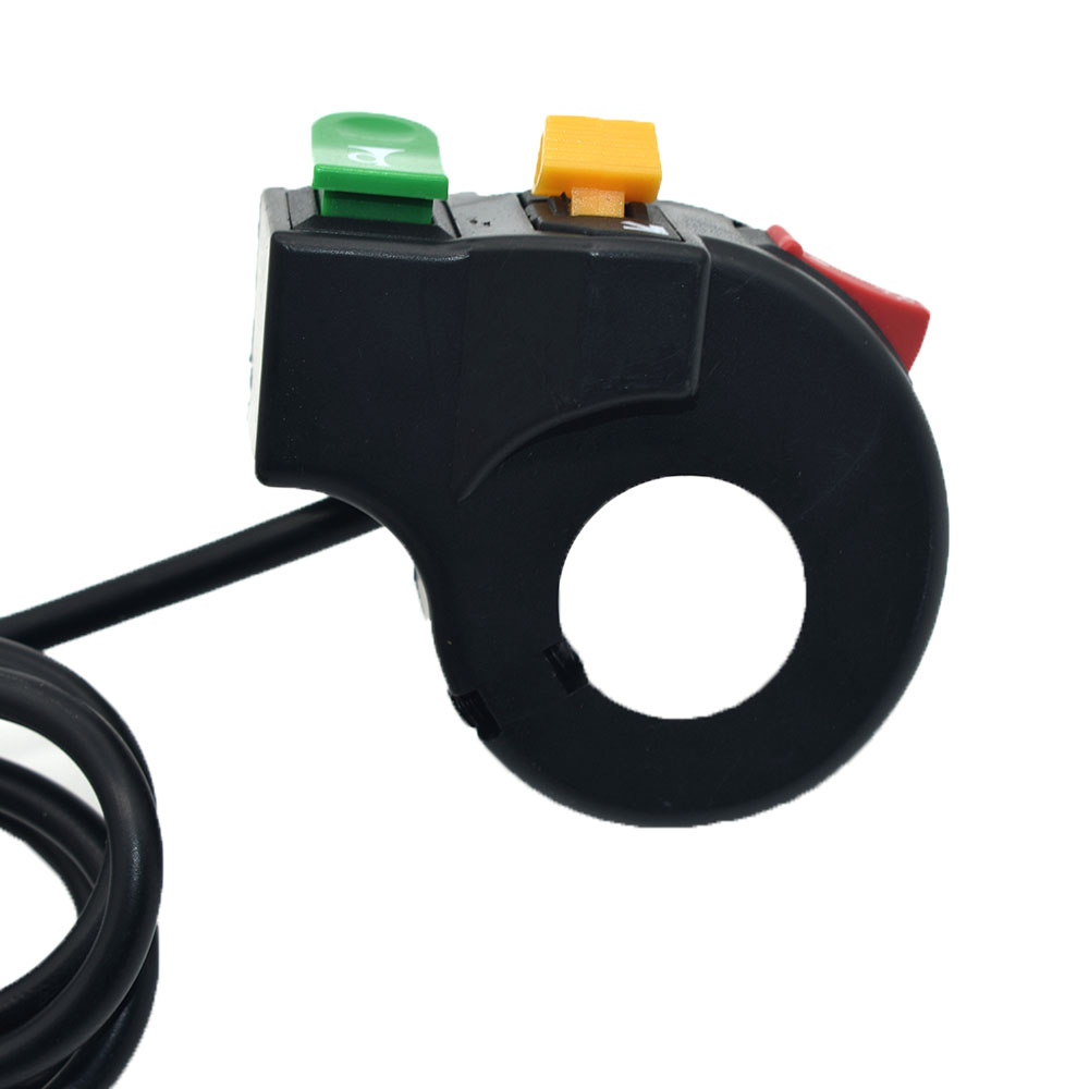 22Mm 3 In1 Motorfiets Schakelaar Elektrische Fiets Scooter Atv Quad Licht Richtingaanwijzer Hoorn Op/Off Knop Voor voor Citycoco Gemodificeerde