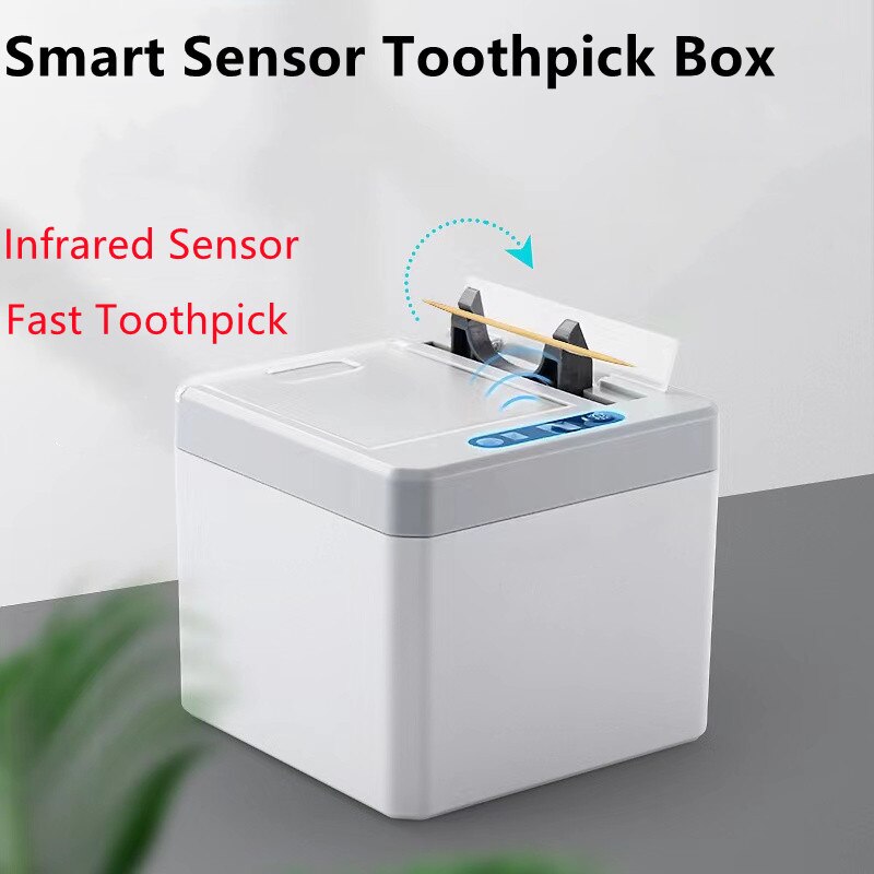 Smart Sensing Toothpick Box Automatic Innovation Home Restaurant Toothpick Machine Hotel Electric Toothpick Storage Box
