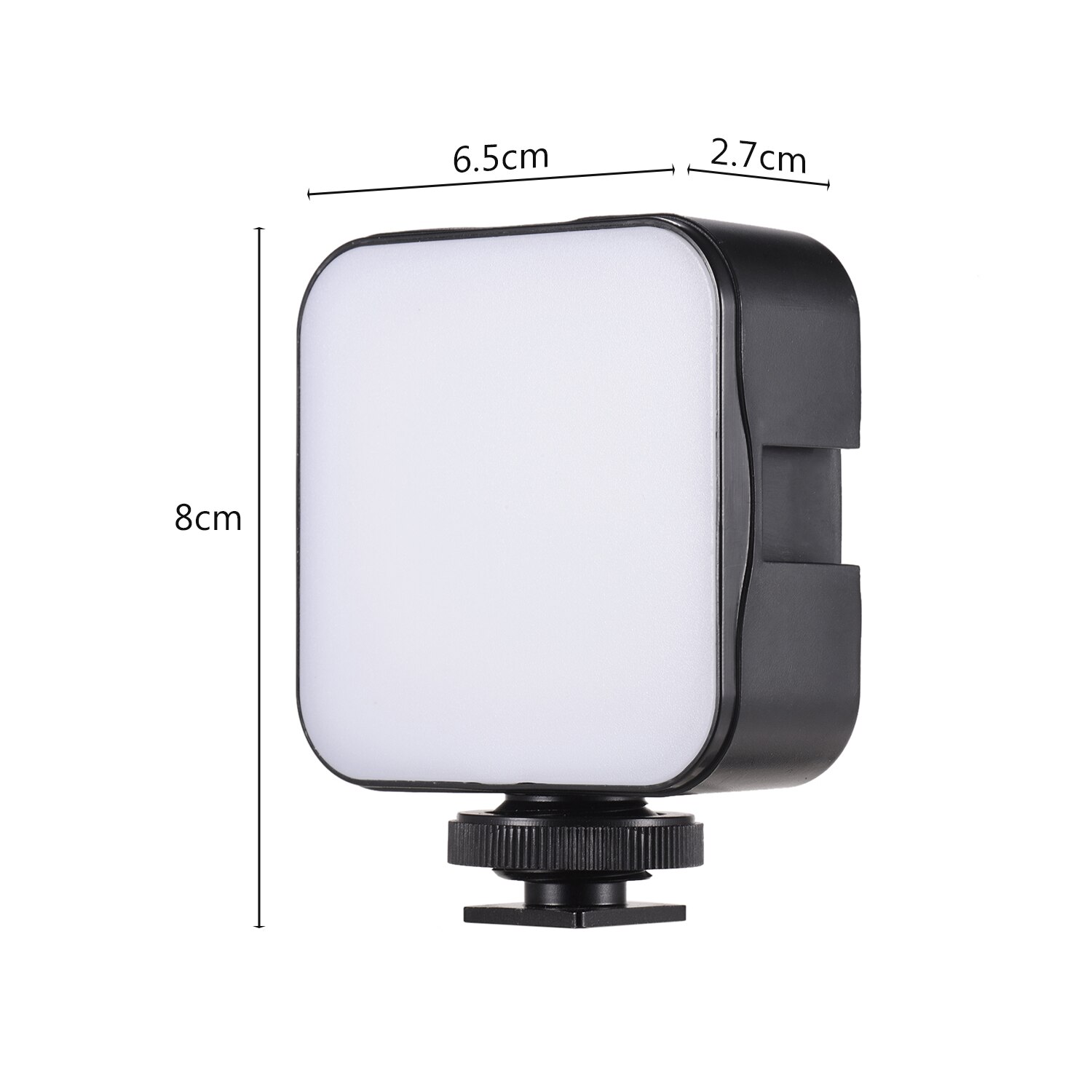 Andoer – Mini lumière LED 5W 6500K à intensité variable pour photographie vidéo, adaptateur pour appareil photo reflex numérique Canon, Nikon, Sony
