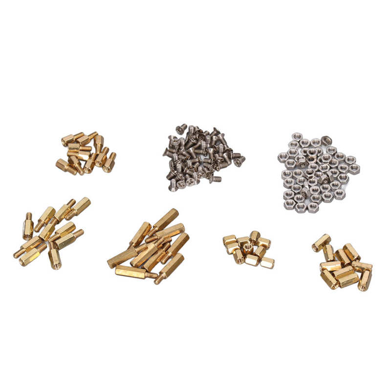 Porca de parafuso de bronze do impasse da variedade das porcas dos parafusos standoffs para diy