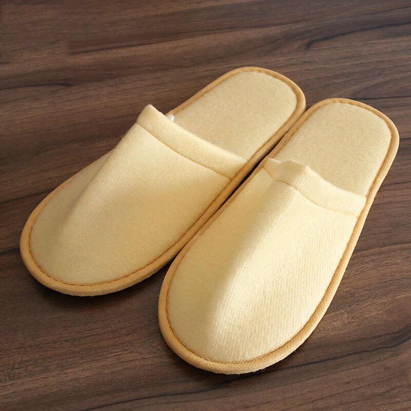 5 paar Kinderen En Volwassen Hotel Reizen Spa Wegwerp Slippers Thuis Gast Slippers Witte Schoenen Wegwerp Slippers: 7