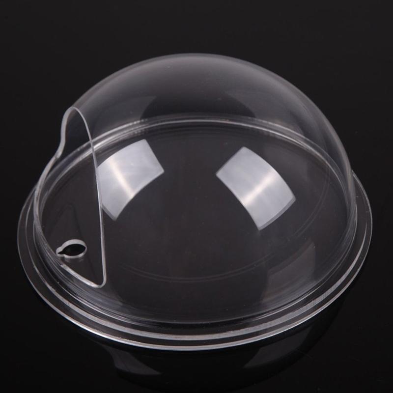 1pc 19.5cm Diameter Wall Mounted Acrylic Fish Bowl Plant Pot Hanging Fish Tank Transparent Planter Aquarium Ornament
