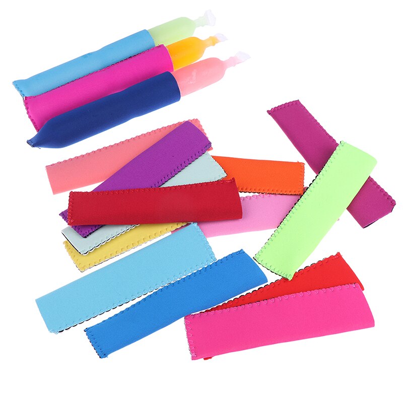 5 stk/sæt ispinde ærme ispinde cover børn anti-kold is cover taske is popsicle is pop fryser holder