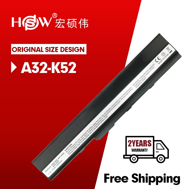 Laptop batteri för asus pro 5 ijk pro 5ij pro 67 pro 8c x52 x52d x52de x52dr x52j x52jb x52jc x52je x52jg x52j x42 x42d x42de a32-k52