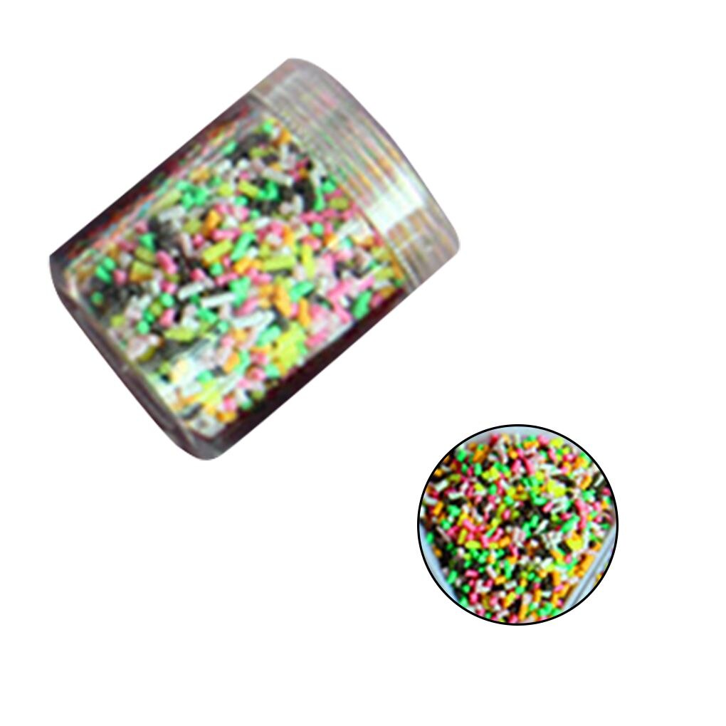 Lera material simulering choklad stänk socker nål simulering glass tårta dekoration diy kristall lera material: 2