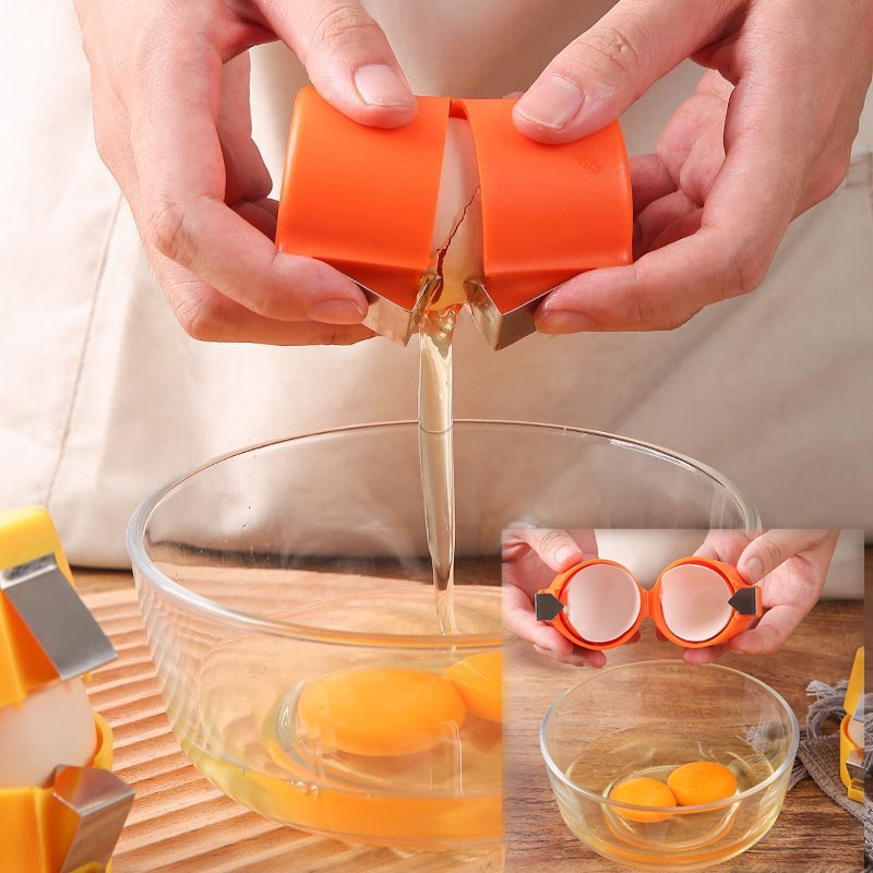 1pc kreative Eierschale Flaschen öffner Eierschalen schneider Eier schäler schnell einschneiden Eier platte Küche Eier brecher Küchen werkzeug Eier klemme