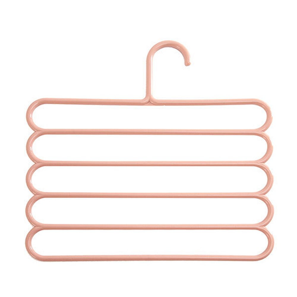 Magic Multi-port Support hangers for Clothes Drying Rack Multifunction Plastic Clothes rack drying hanger Storage Hangers 1pcs: pink 32x31cm