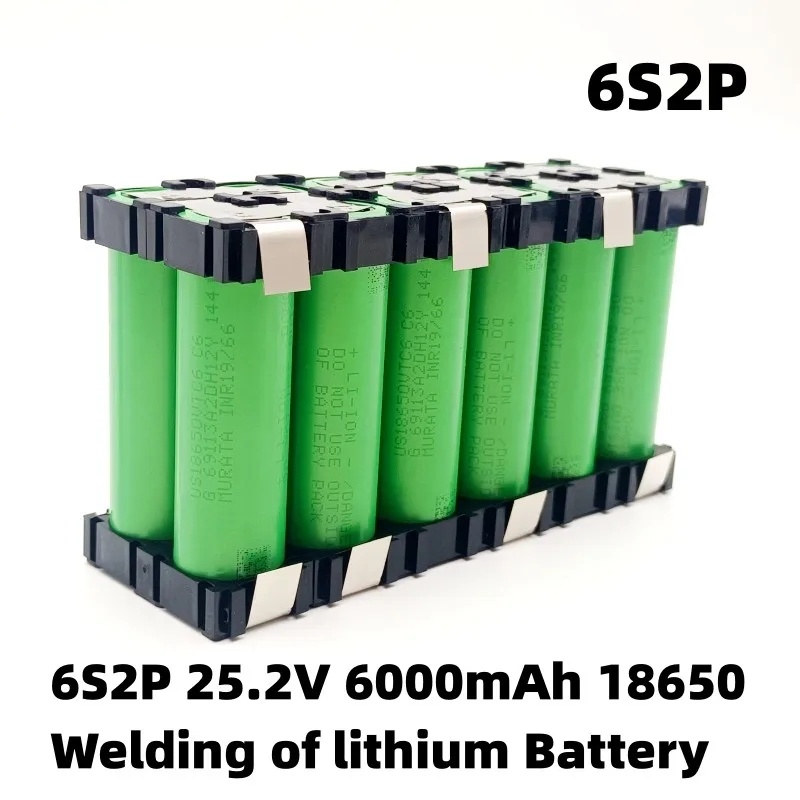 2S1P 3S2P 4S1P~5S2P 6S2P 18650 VTC6 battery pack custom 18650VTC6 battery welding 3000mAh / 6000mah battery pack 7.4V to 25.2v: Silver