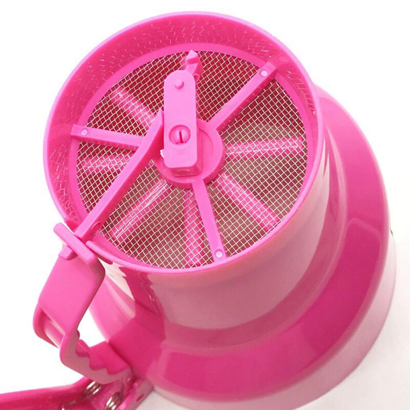 Tamis à farine en plastique cuisine domestique cuisson pâtisserie outils ont échelle en forme d'entonnoir manuel en acier inoxydable maille tamis tasse secoueurs