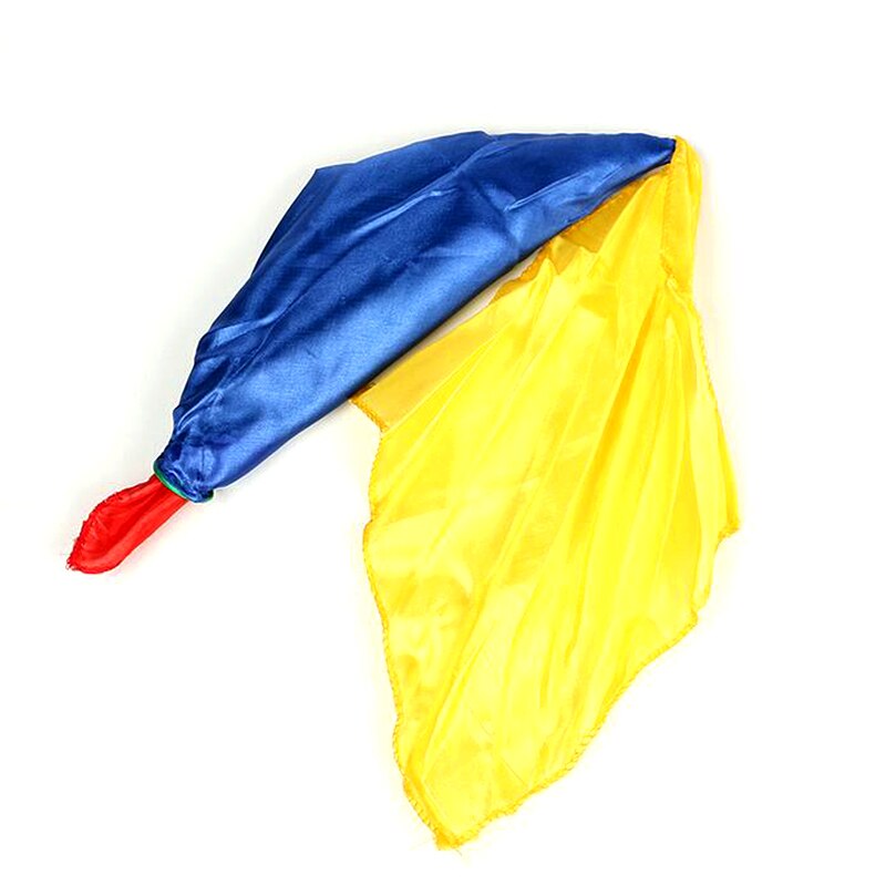 50 pièces écharpe quatre couleurs accessoires magiques écharpe quatre couleurs écharpe décoloration étape magique écharpe magique Simple accessoires de magie