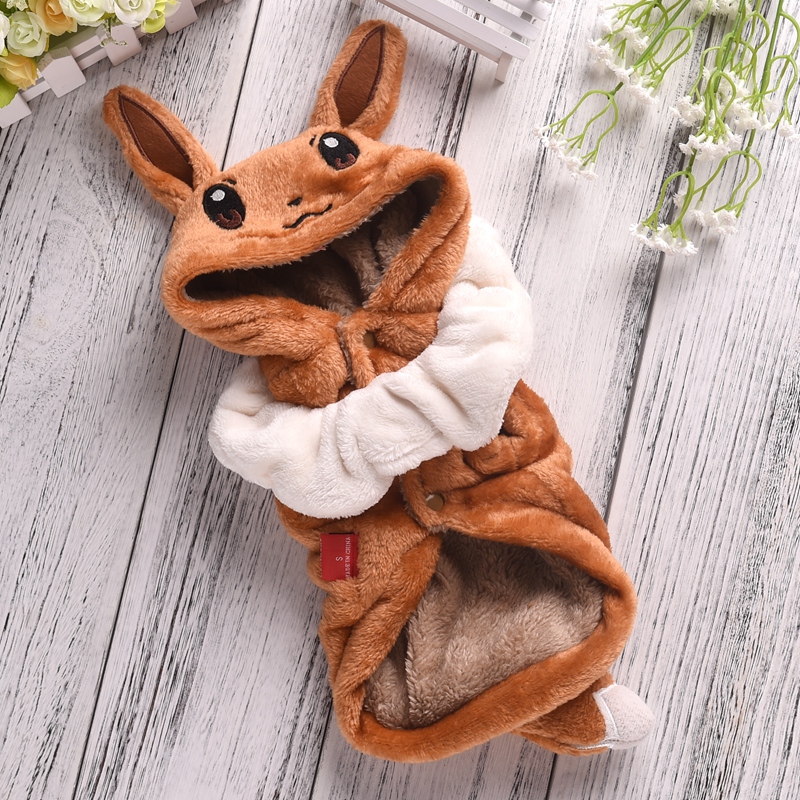 Funny Halloween Costume For Small Dog Fleece Warm Cosplay Pet Corgi French Bulldog Puppy Medium Clothing Coat Jacket Accessory