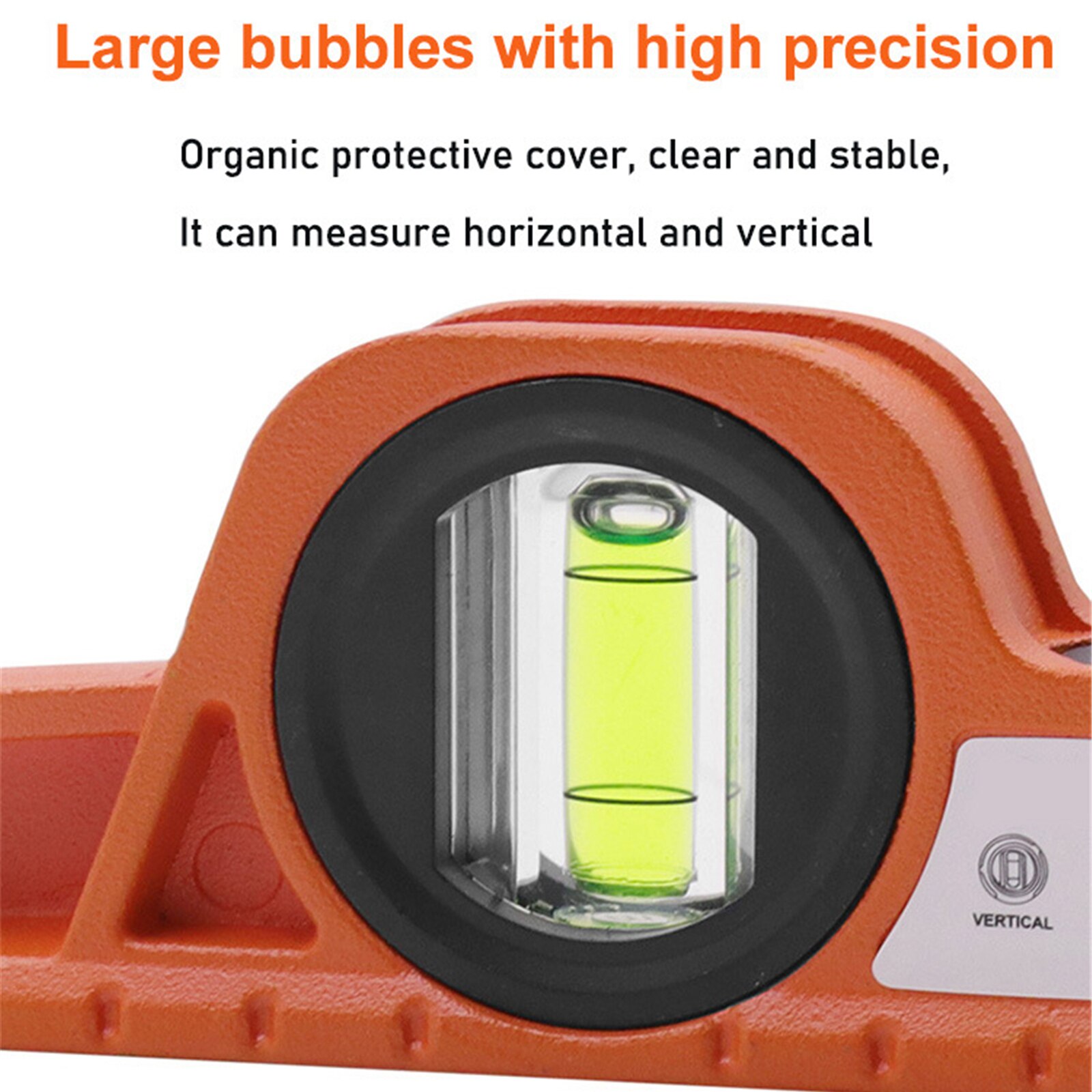 Mini-Horizontal Ruler With Magnet Measuring Tool Level Meter 250mm Durable 45 Degrees Magnetic Water Bubble