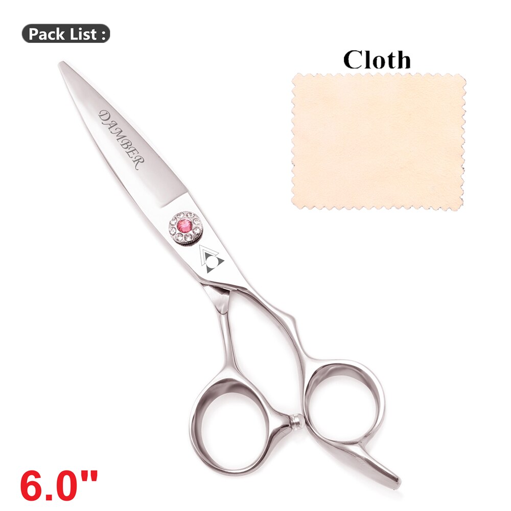 Ciseaux professionnels de coiffure de , 6.0 ciseaux amincissants pour barbier, coupe en acier japonais 440C 9022 #: 9022 Fen Ping 6.0