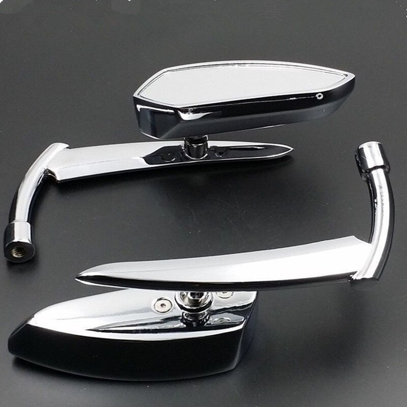 Espejos retrovisores universales personalizados para motocicleta, para Harley Sportster 1200, Iron 883, Dyna, Softail, Fatboy, Nightster, Roadster