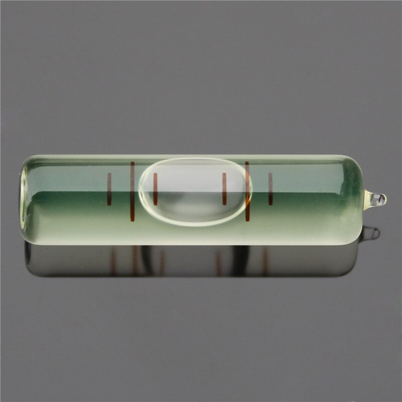 High precision Multiple dimensions strip horizontal bubble Glass tube level Pedestal level bubble Diameter 8mm
