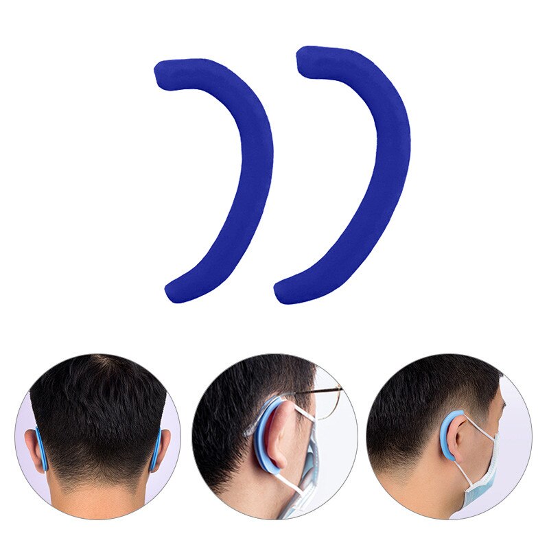 Siliconen Anti Pijn Oorbeschermers Protector Zachte Beschermende Oren Masker Touw Cover Band Cover Masker Accessoires 1 Paar = 2Pc