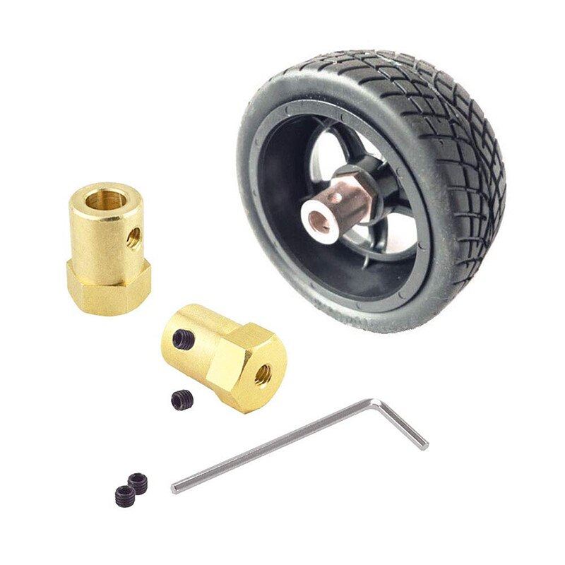 12 Stuks 6Mm Flexibele Koppeling Koppeling Connector Hex Koppeling Voor Auto Wielen Banden As Motor