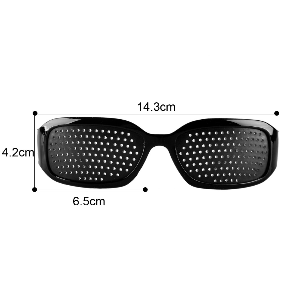 Schwarz Sonnenbrille Anti-müdigkeit Vision Pflege Mikroporöse Gläser Auge ÜSpund SehvermöGen Anti-myopie unisex Brillen