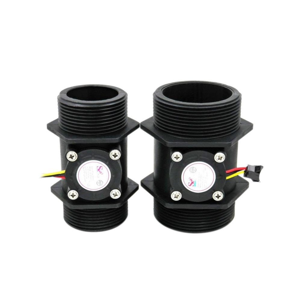 DN40/50 G1.5/2 Inch Water Flow Sensor Turbine Flowmeter Hall Flow Meter Flow Rate Control Industrial Flowmeter
