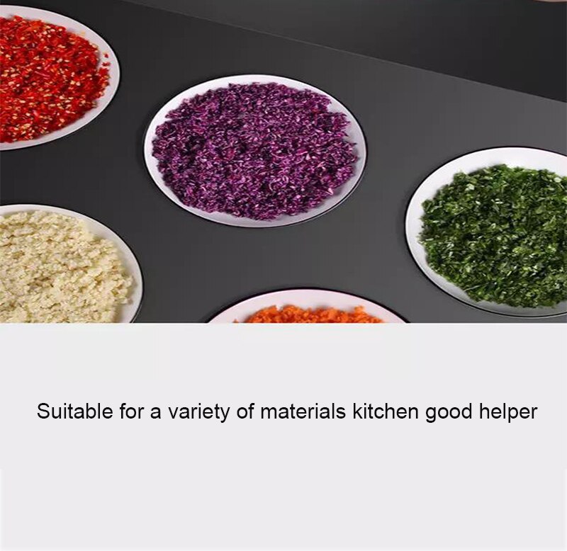 Mini manual Food processor Garlic Vegetable Shredder Chili onion Multi-functional manual food processor