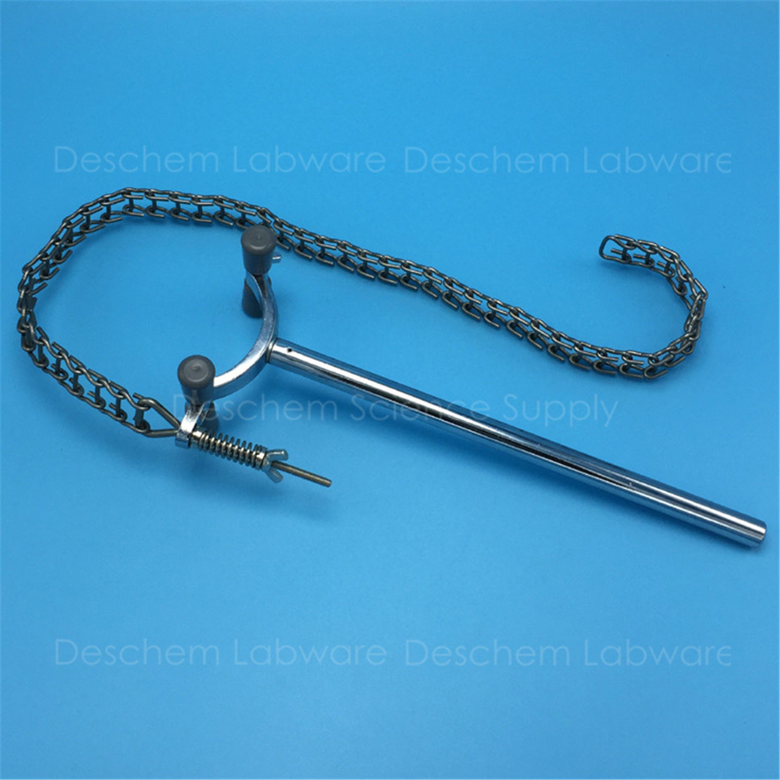 Beaker Chain Clamp Clip Beaker Container Fixator,40-145mm ,Lab Cold Trap Grip