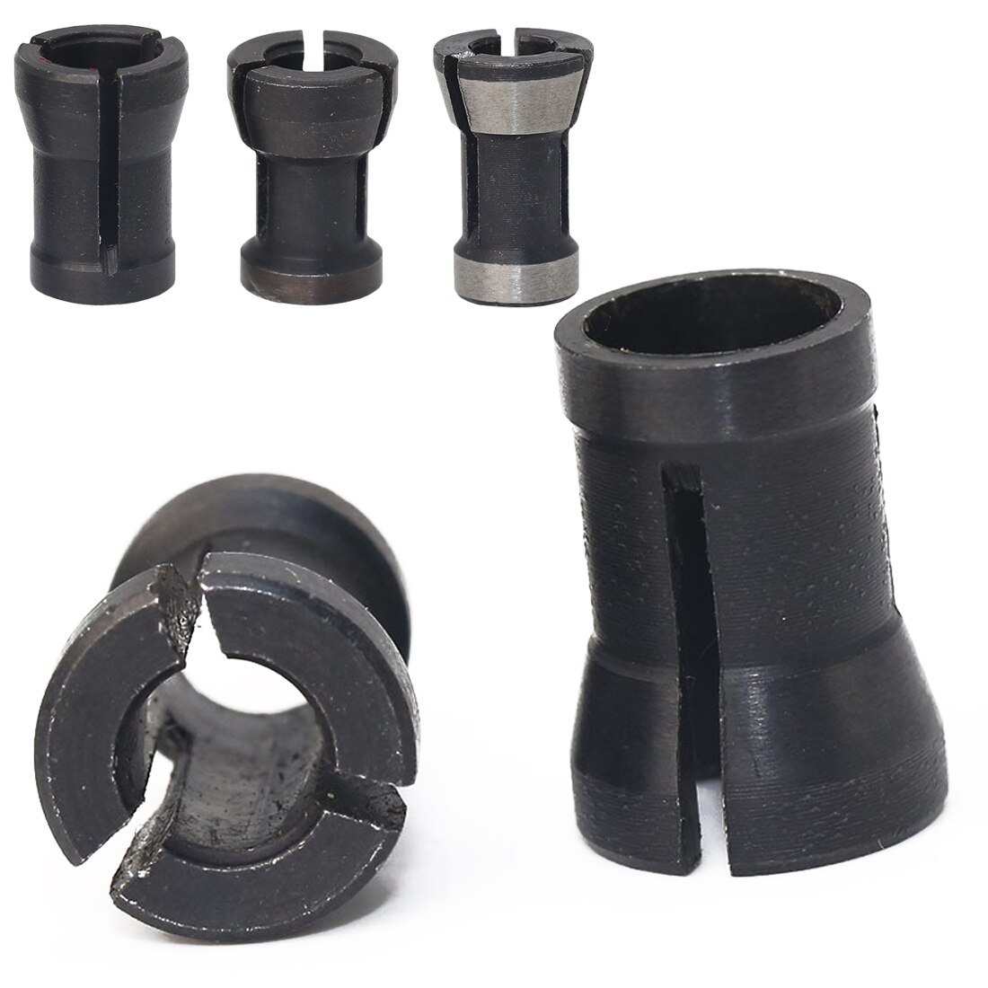 Woodworking Cutter 6mm/6.35mm/8mm Collet Chuck Engraving Trimming Machine Electric Router For Machinery Manufacturing