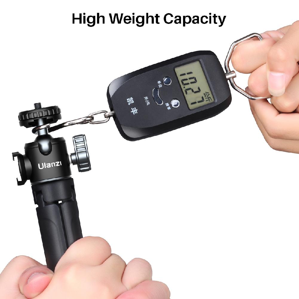 Per Ulanzi U-80 Testa A Sfera In Metallo Ballhead Rotaable Freddo Scarpe Da Tavolo Treppiede Adattatore Supporto Verticale di Tiro per Vlog