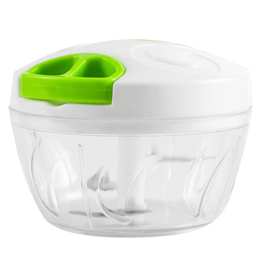 500/900ml przenośne ręczna maszynka robić mięsa owoców maszynka robić mielenia warzyw szatkownica maszynka robić mielenia warzyw siekacz krajalnica urządzenia kuchenne: biały 500ml