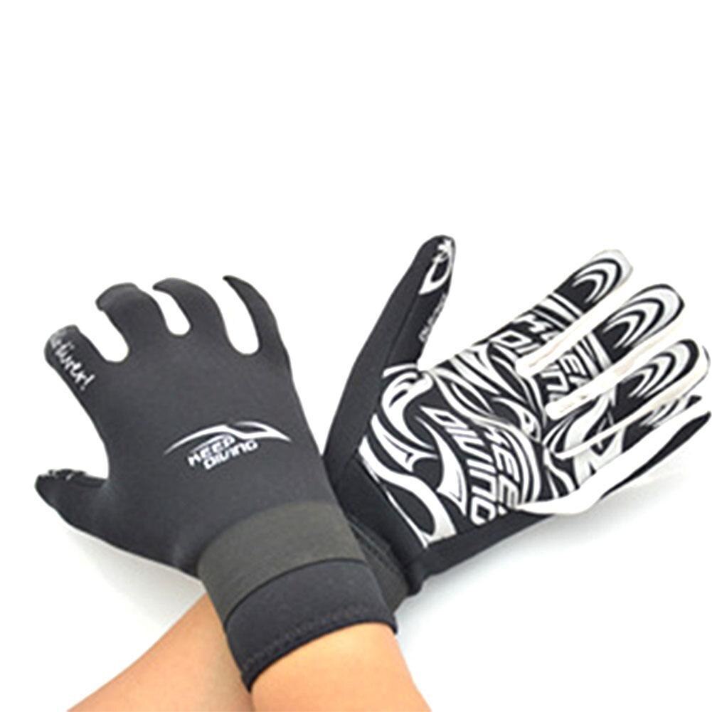 Gants en néoprène véritable 3MM, anti-rayures et maintien au , plongée, pêche, surf, natation, kayak, hiver, F6H1