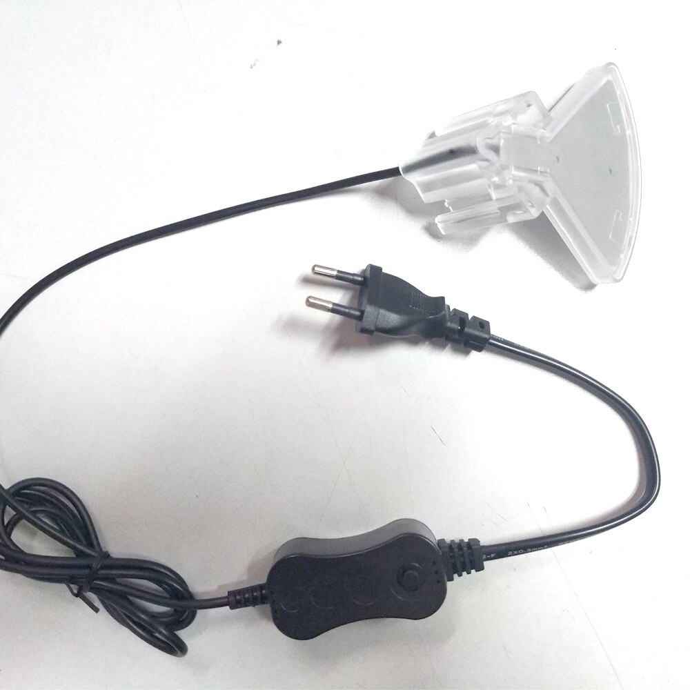 Mini 5w clips led akvarie lys vandtæt vandplanter vokse lampe clip-on undervands nedsænket akvarium led bar lys værktøj