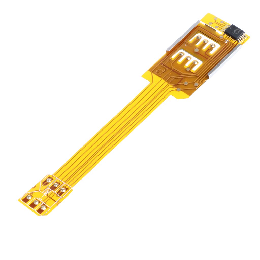 Dual SIM Card External Extension Converter Flex Cable Adapter Support for iPhone 6 5s 5 4s 4