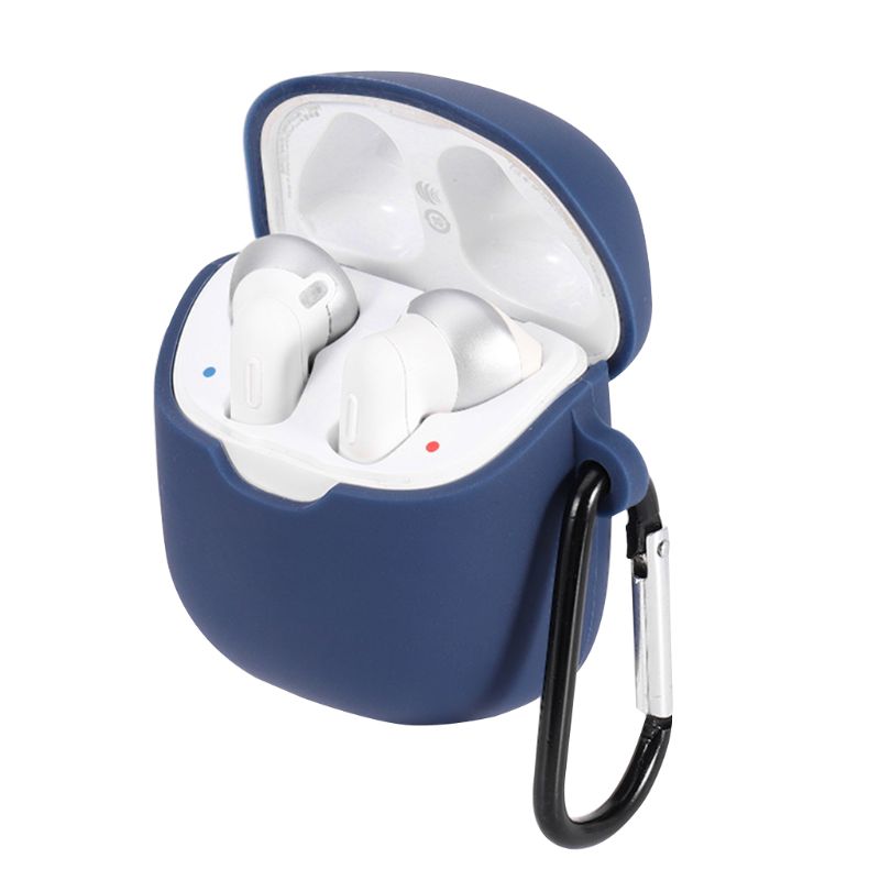 Silikon skyddsskal skal anti-fall hörlursfodral för jbl tune 220 tws trådlösa bluetooth hörlurar tillbehör: Bl