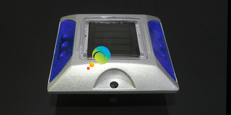 3M Reflector Aluminous Blue LED Flashing Light Cat Eye Solar Road Stud