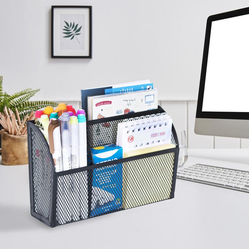 Magnetischer Metallstift Halfter 3 Fächer Kühlschrank Whiteboard Schul bürobedarf Schreibwaren Lagerung Organizer Gestell für Whiteboard