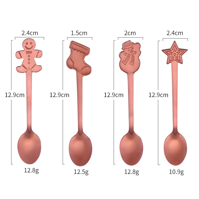Barabesty Zwarte theelepels theelepels, Mini roestvrijstalen cakelepels, Schep voor ijs, Kleine theelepels voor Dessert, 6 (Zwarte koffielepels