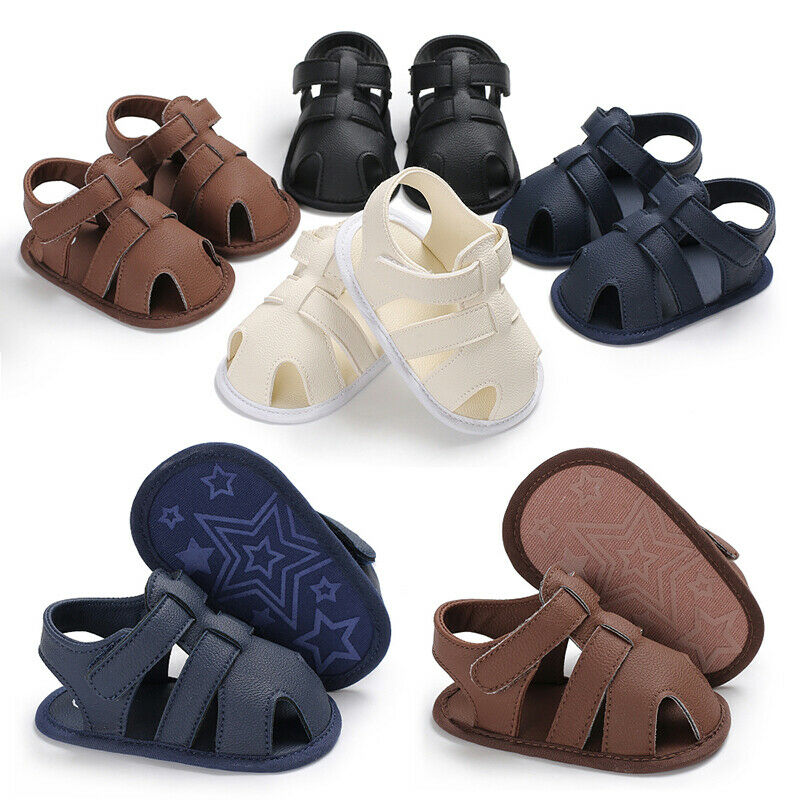 Baby Jongen Meisje Sandalen Slippers Peuter Kids Nursery School Maten 11-13 Zomer