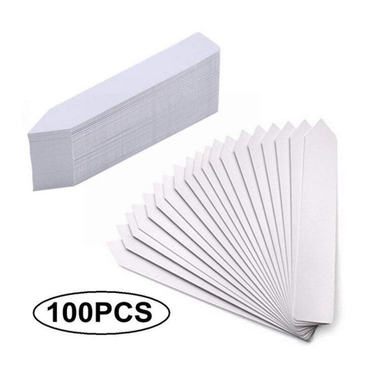 100 PCS Color Garden Inserts Label For Flowers, Plants, Thickened Waterproof Fast Sun Scrub Plastic Labels