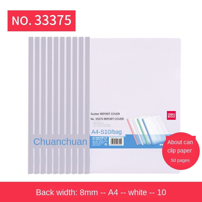 A4 drążek sterowniczy folderu teczka cv folderu papier testowy klip z tworzywa sztucznego dźwignia klip 10 sztuk przejrzyste klip szerokość oparcia 5/8/10mm: zestaw meal 2