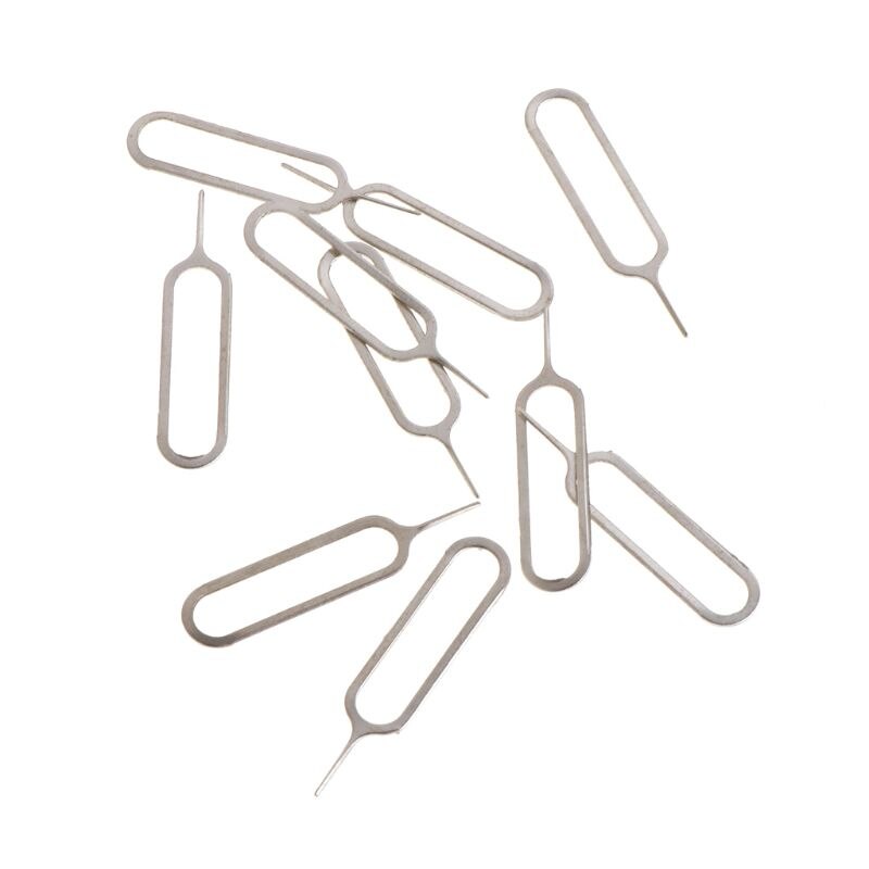 10pcs Sim Card eject Pin Key Tool ejetor pin For huawei p8 lite iPhone X 7 Plus 8 4S xiaomi redmi note 2 3 4X samsung galaxy a5: Default Title