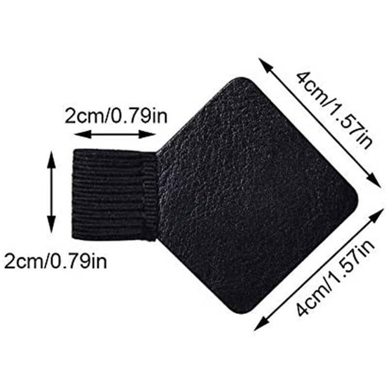 12Pcs Pen Loop Holder Self-Adhesive Pen Holder Pencil Elastic Loop Elastic Band Pen Loop Durable Leather Pen Loop Clip