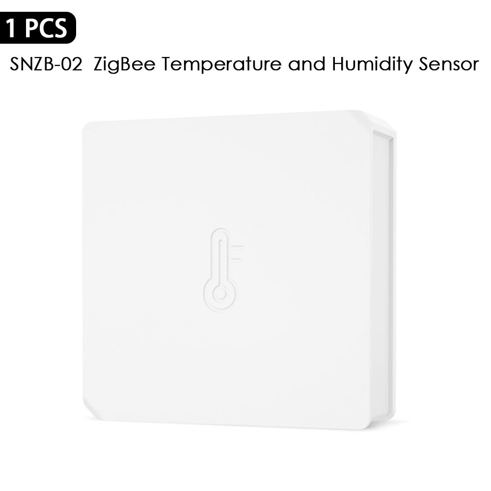 Sonoff Zigbee Temperatur Und Feuchtigkeit Sensor SNZB-02 Arbeit Mit Ewelink Zbbridge Alexa Google HomeAssistant ZHA MQTT Verfügbar: 1 Einheit